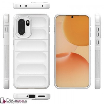 Magic Shield guminis dėklas - baltas (Oneplus 15R)